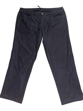 Lululemon Men’s ABC Classic Fit Pants Dark Gray/Black Size